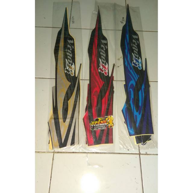 striping,stiker body motor VEGA R NEW 2008