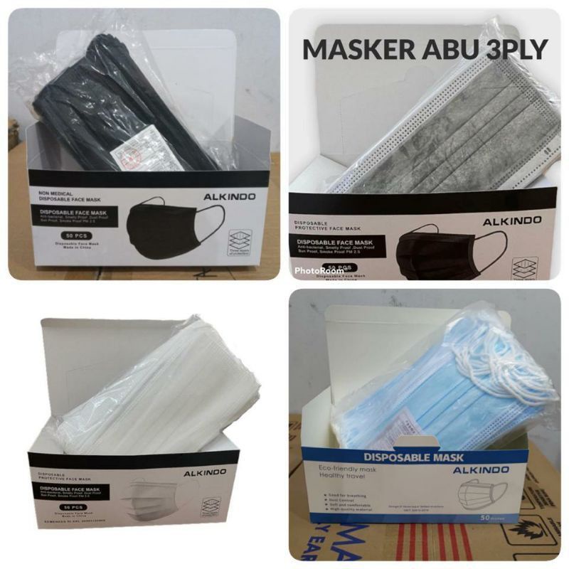 MASKER FACE MASK 3PLY ISI 50