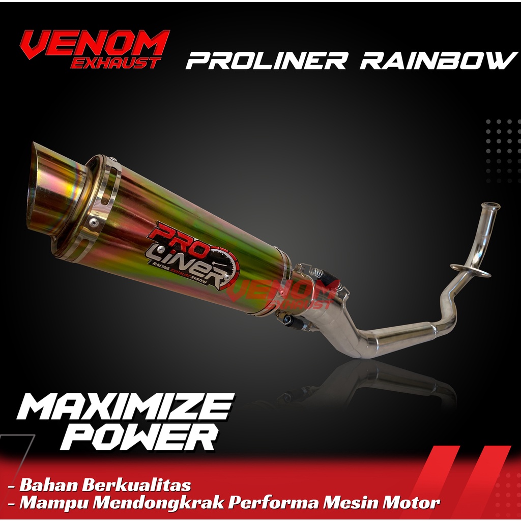 Knalpot Racing Proliner BUNGLON Beat karbu Mio M3 J Z Sporty Scoopy Vario Xeon GT/RC Xeon karbu Soul