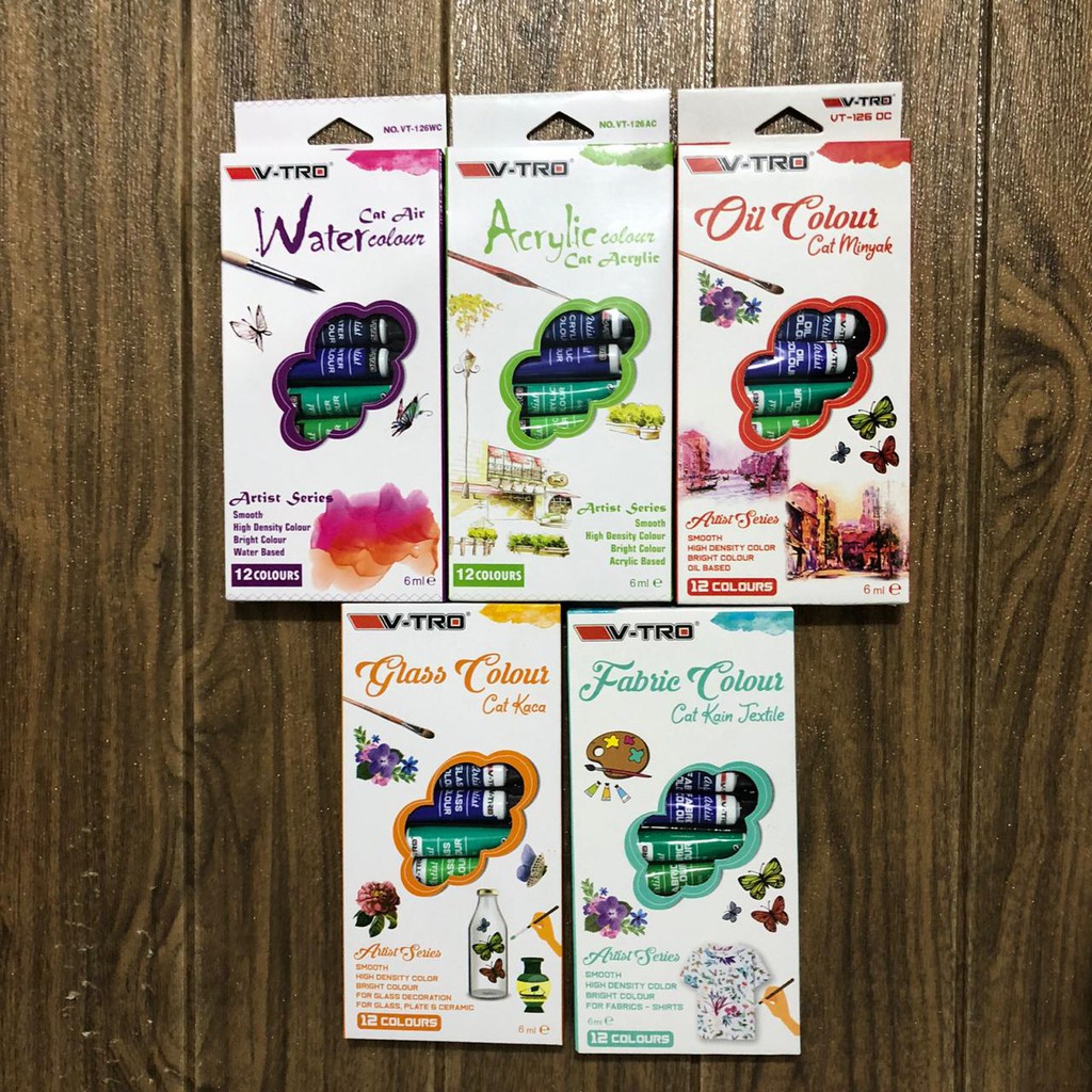 

Cat V-tro/ Cat Air/ Cat Minyak/ Cat Kaca/Cat Fabric/Cat acrylic