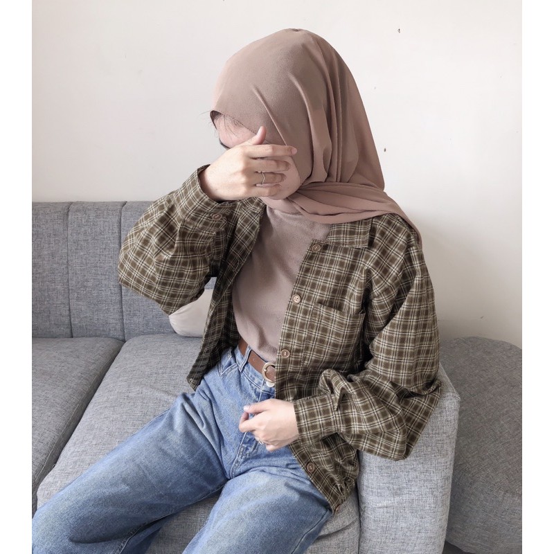 KIMMY KEMEJA OUTER TARTAN | Shopee Indonesia