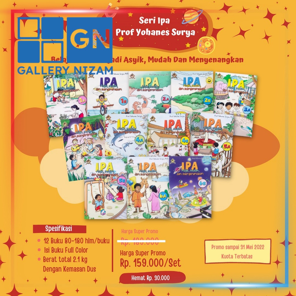 Buku Yohanes Surya IPA SD Kelas 1-6 Isi 12