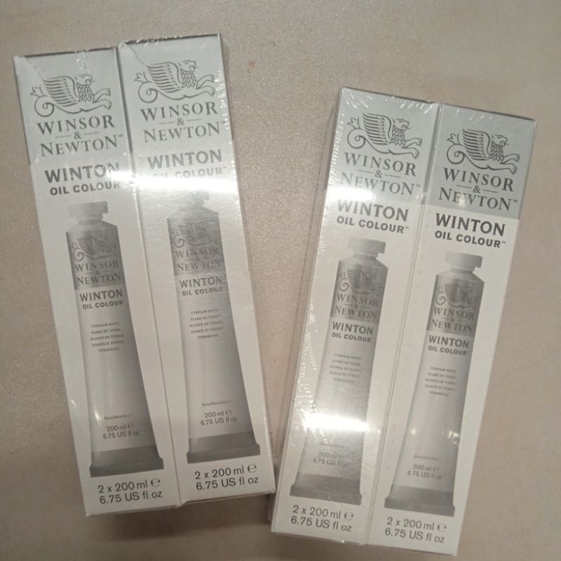 

winton oil colour twin pack titanium white isi 2