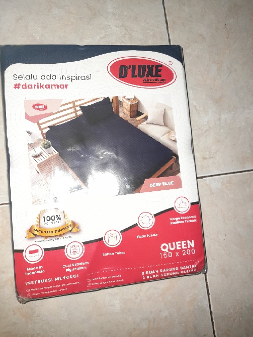 Kintakun Seprai Dluxe Embossed Edition Uk 180x200/160x200 Sprei Kintakun Original