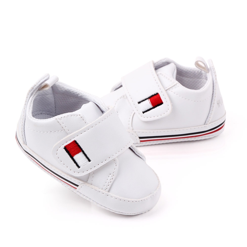 SEPATU BABY SINTETIS IMPORT PUTIH PWR1