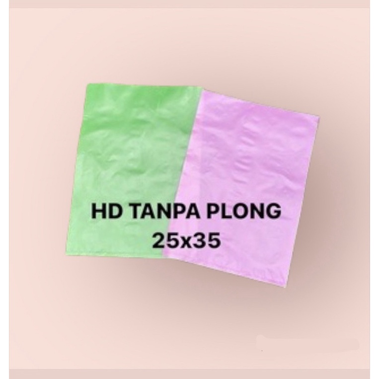 PLASTIK HD TANPA PLONG 25x35 PLASTIK ONLINE SHOP PACKING