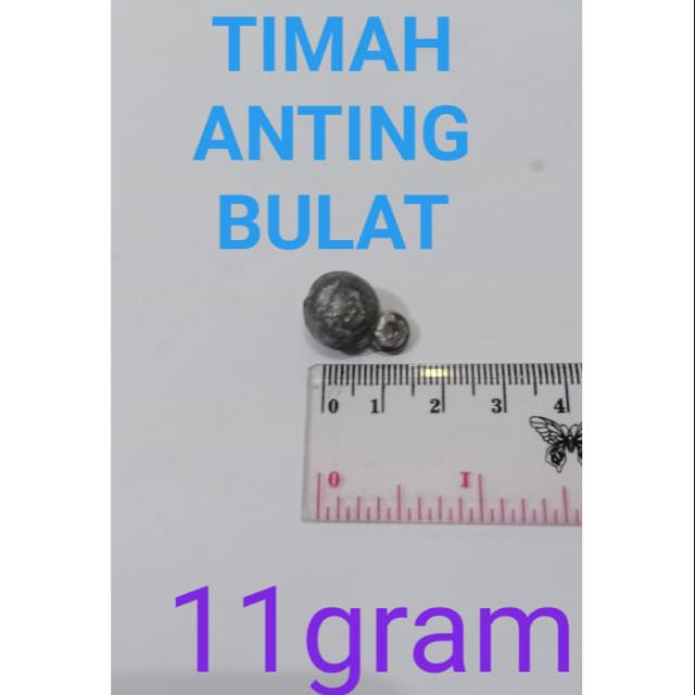 TIMAH ANTING BULAT 11GRAM PEMBERAT BANDUL PANCING KAIL UMPAN