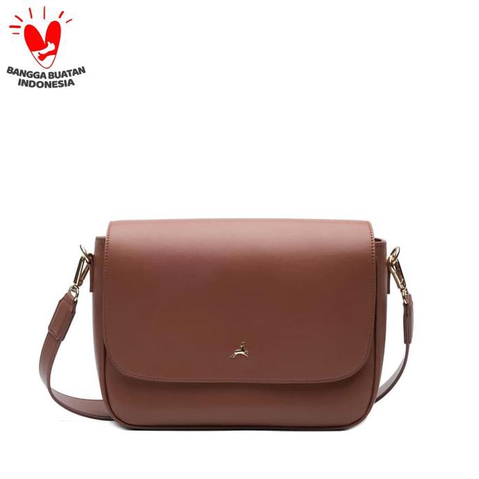 Dijual Povilo Nomi Sling Bag Brown Terlaris