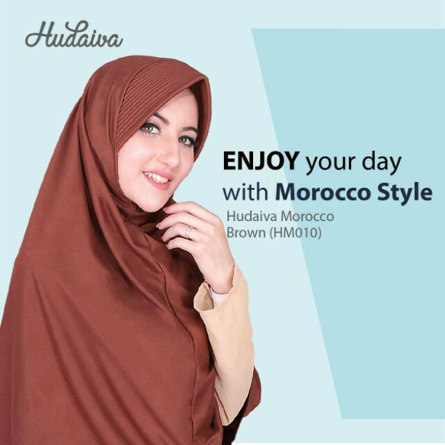 HM010 - Brown - Jilbab Hudaiva Morocco