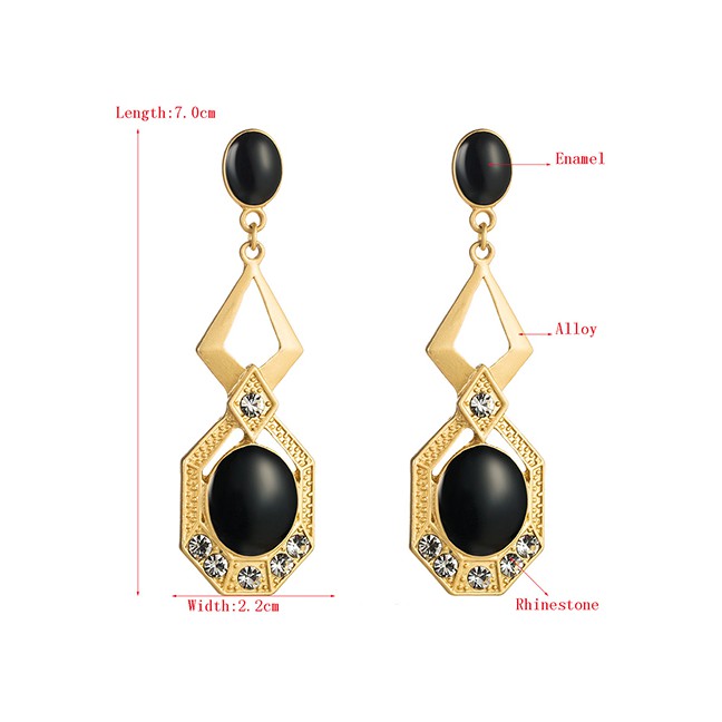 LRC Anting Tusuk Fashion Drop-shaped Drop D43991