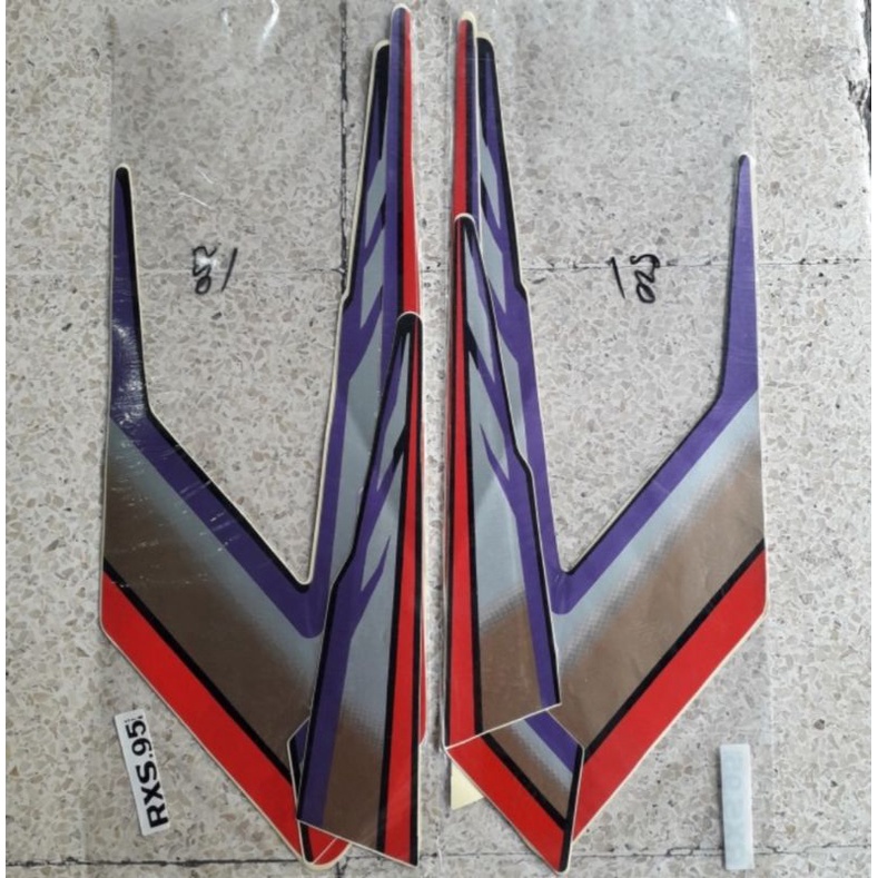 (siap kirim) striping sticker motor yamaha RX Spesial 1995