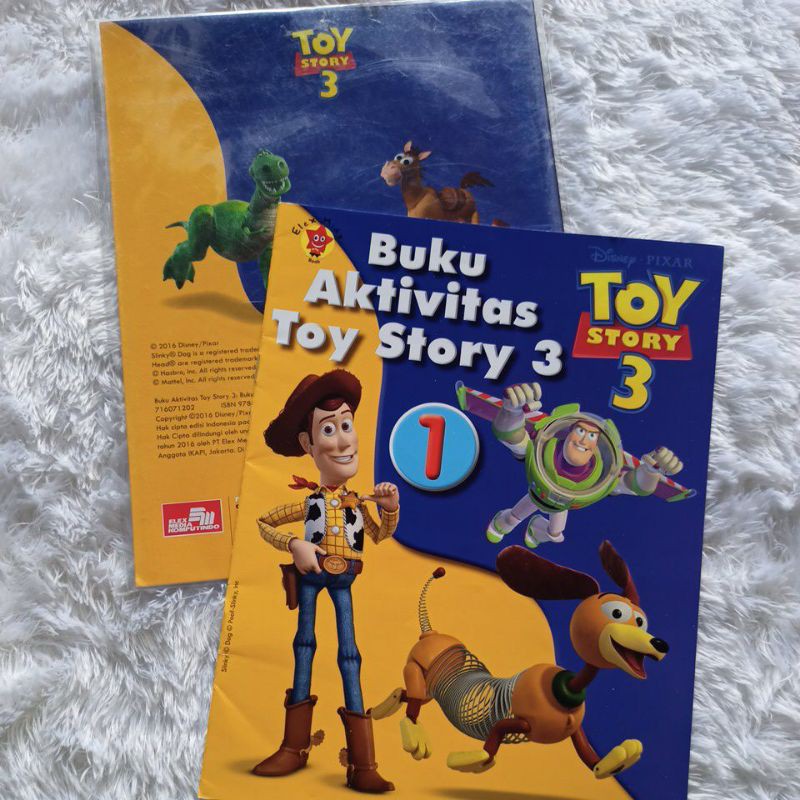 Buku Aktivitas Toy Story 3 - Seri 1