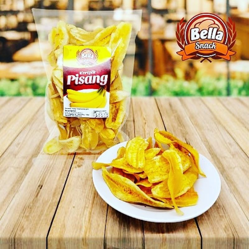 

Keripik pisang kepok manis Bellasnack