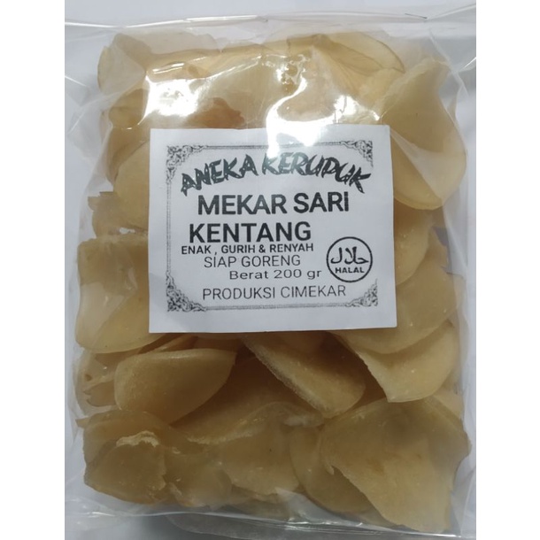 

kerupuk mentah mekar sari
