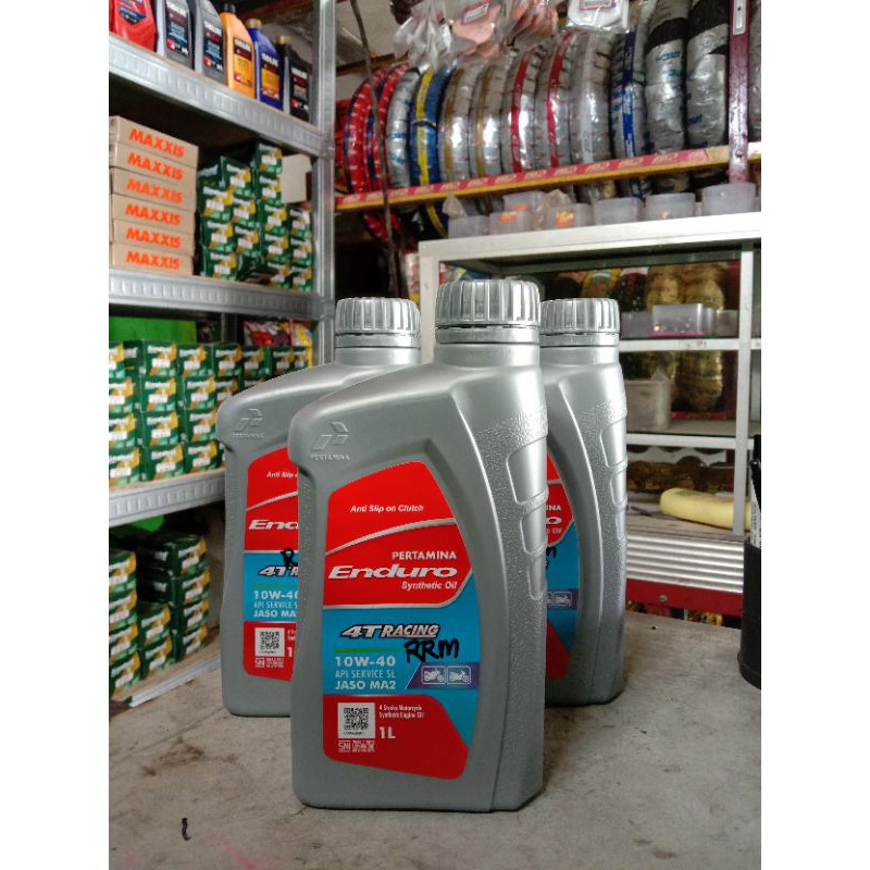 Oli Enduro racing 4T oli motor sport kemasan 1 Liter
