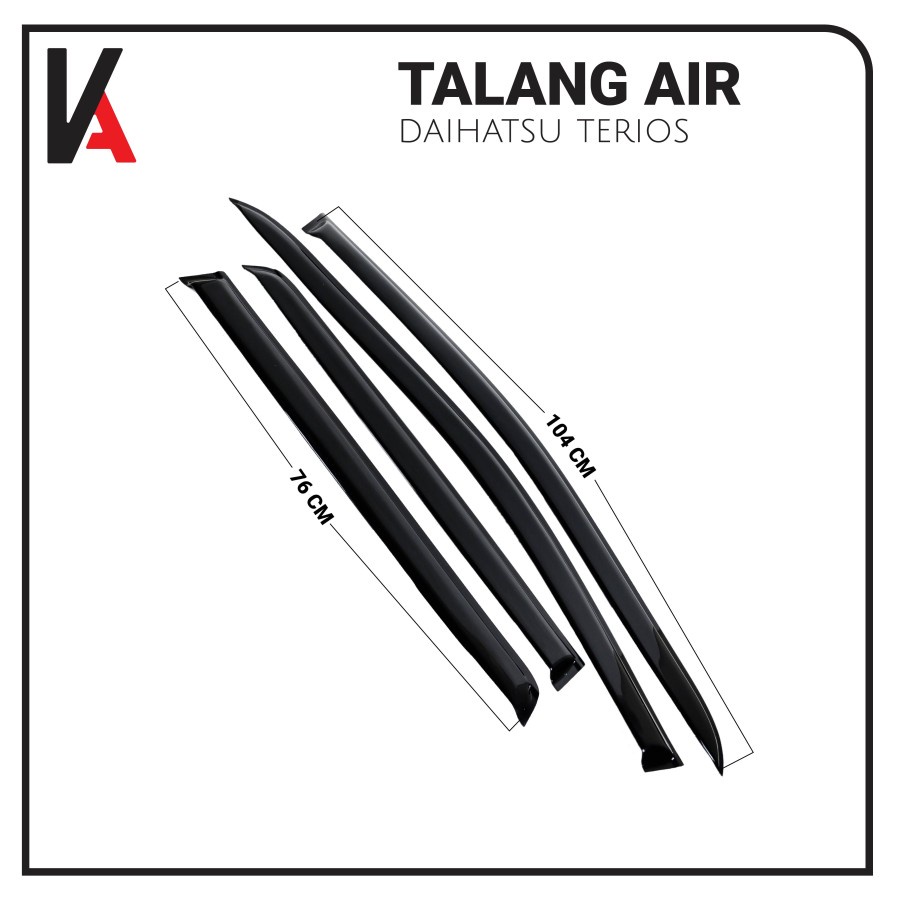 TALANG AIR PINTU MOBIL DAIHATSU TERIOS MODEL SLIM HIGH QUALITY