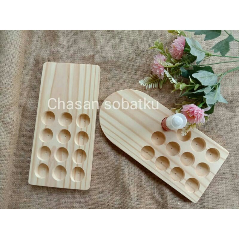 rak essential oil /tatakan diffuser /stand diffuser essential oil