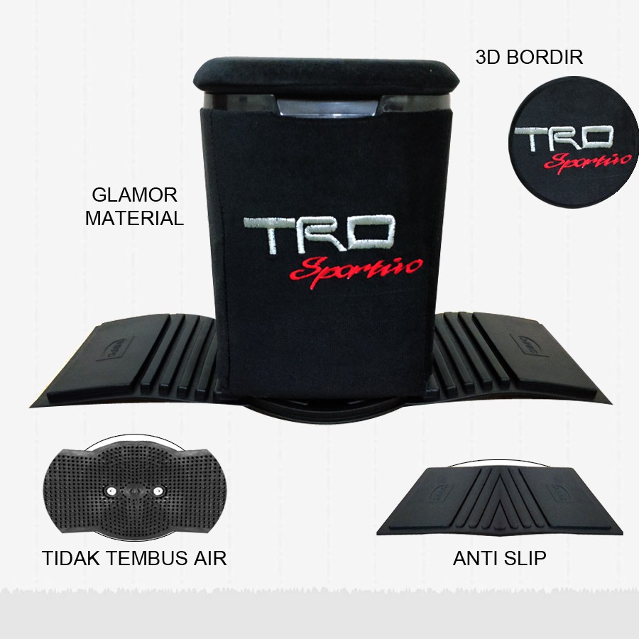 Tempat Sampah Mobil TRD Sportivo - Tempat Sampah Mobil Karakter TRD