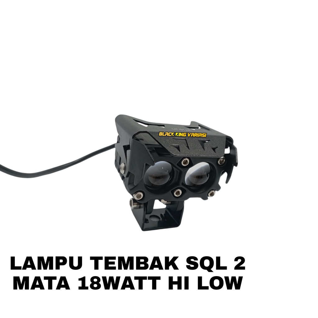 Lampu tembak Laser Foglamp SQL 2 MATA Superbright Hi Loo