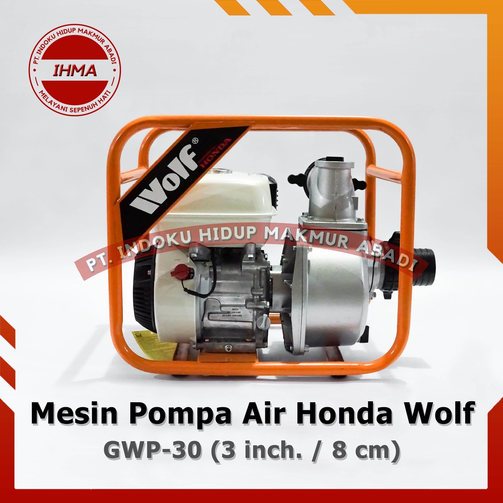 Mesin Pompa Air Irigasi Sawah Honda Wolf GWP-30 (3 inch.)
