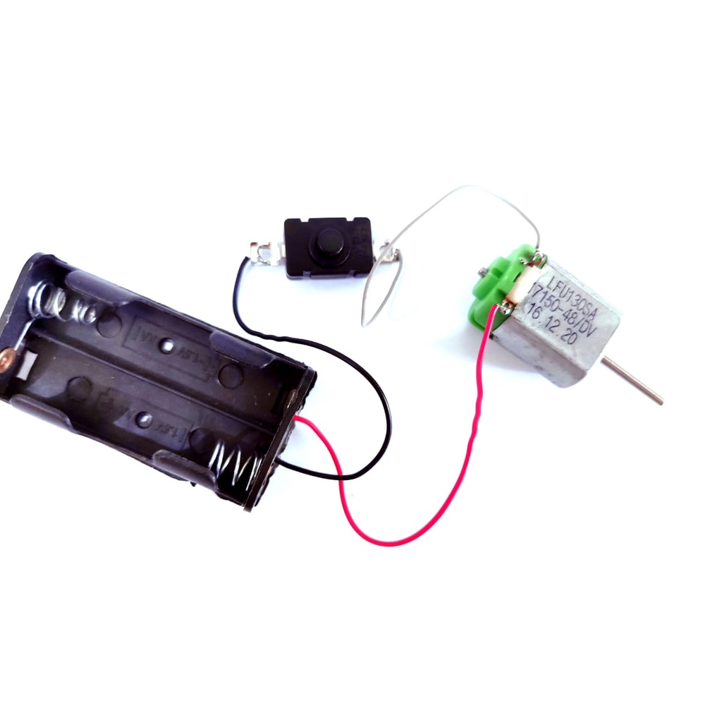 Dinamo Motor 130 long with switch and battery box (130 long PX)