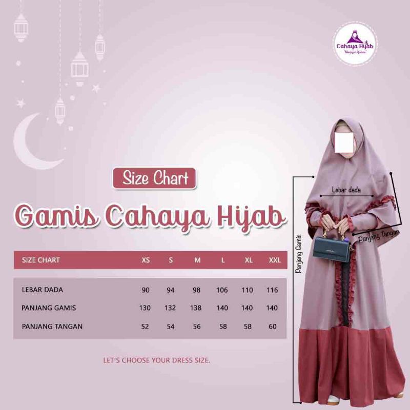 cahaya hijab set mawadah