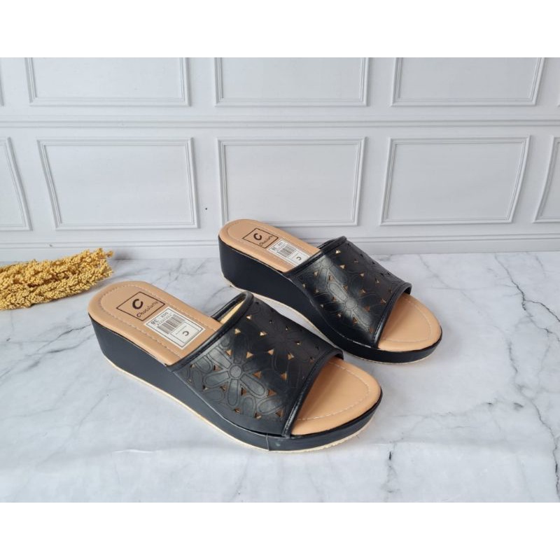 ABBUSHOES Adn 02-new Wedges sandal laser wanita-7