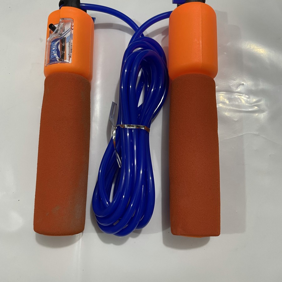 New promo!!! Skipping Jump Rope Tali Lompat Skiping Lompat Tali With Counter Lompat Tali Dengan Penghitung Peralatan Alat Kesehatan Olahraga - Jump Skipping Rope Soft Handle Counter Tali Skiping Automatis