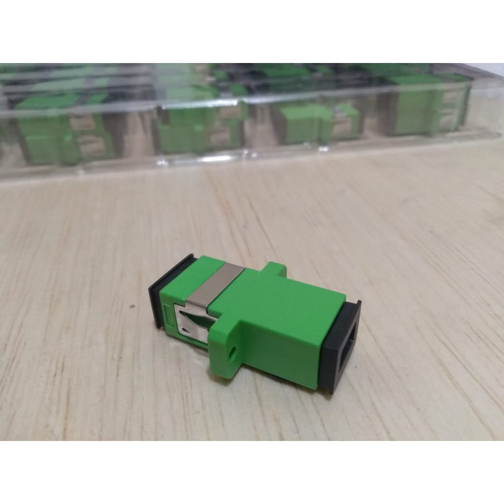 Adapter SC APC Barel penyambung konektor SC/APC fiber optik