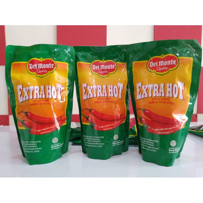 

Delmonte Saus Sambal Extra Hot Pouch 1 kg