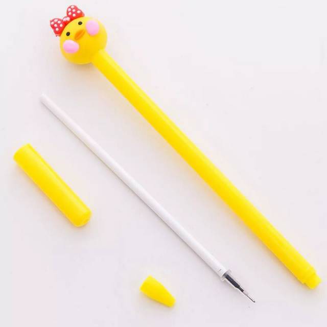 pulpen yellow duck / pulpen karakter duck