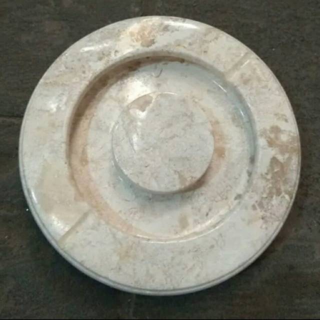 ASBAK ROKOK BAHAN MARMER UK BESAR 20 CM - DEKORASI RUMAH HOTEL