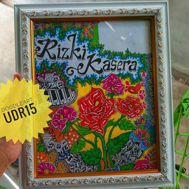 

Doodle unik. Kado untuk pacar kado murah kado istimewa