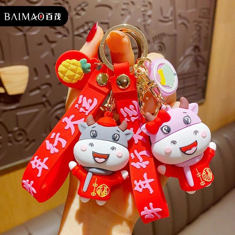 Gantungan Kunci Barongsai / Gantungan Kunci Imlek Sapi / Aseksoris Imlek / Barongsai Imlek Harimau 2