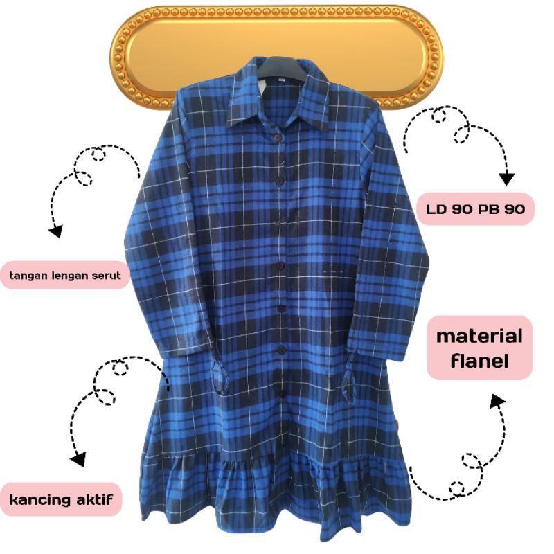 tunik flanel |atasan wanita |atasan perempuan|tunik|tunic |tunik kotak-kotak|tunik flanel kotak-kota