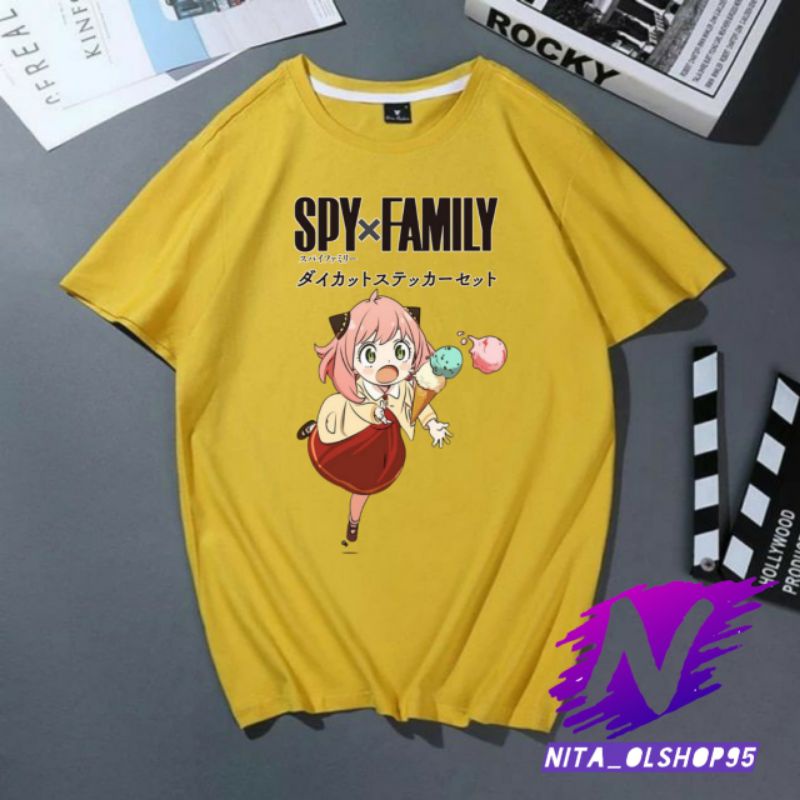 kaos anak Anya spy family baju anime anak Anya spy X family populer