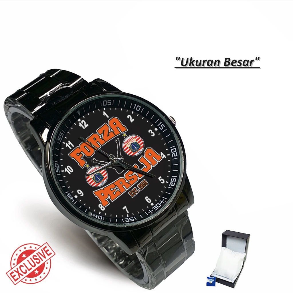 Jam Tangan Rantai Couple FORZA PERSIJA (Awesome)