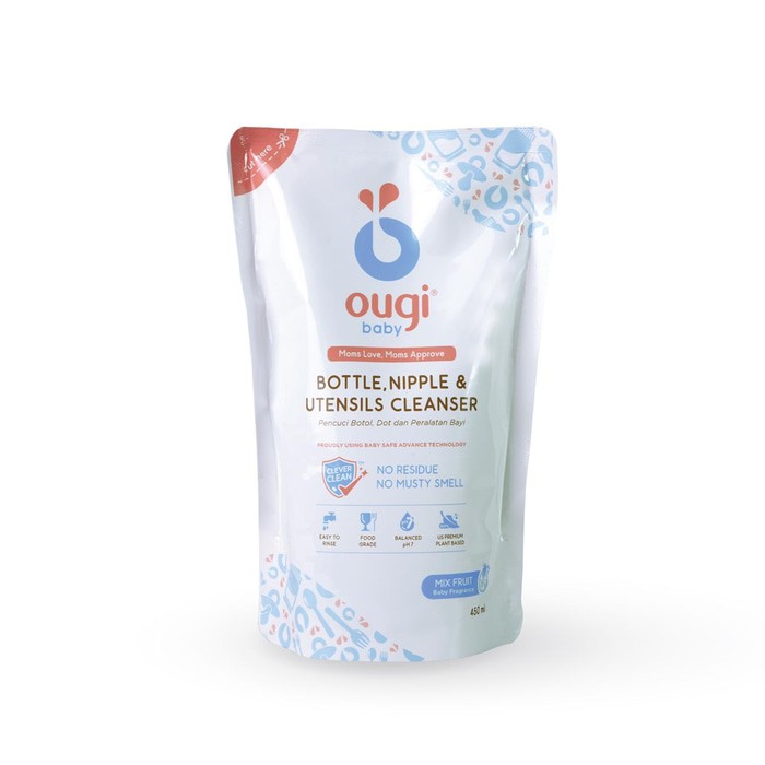 Ougi Baby - Bottle &amp; Nipple Cleanser Refill 450ml