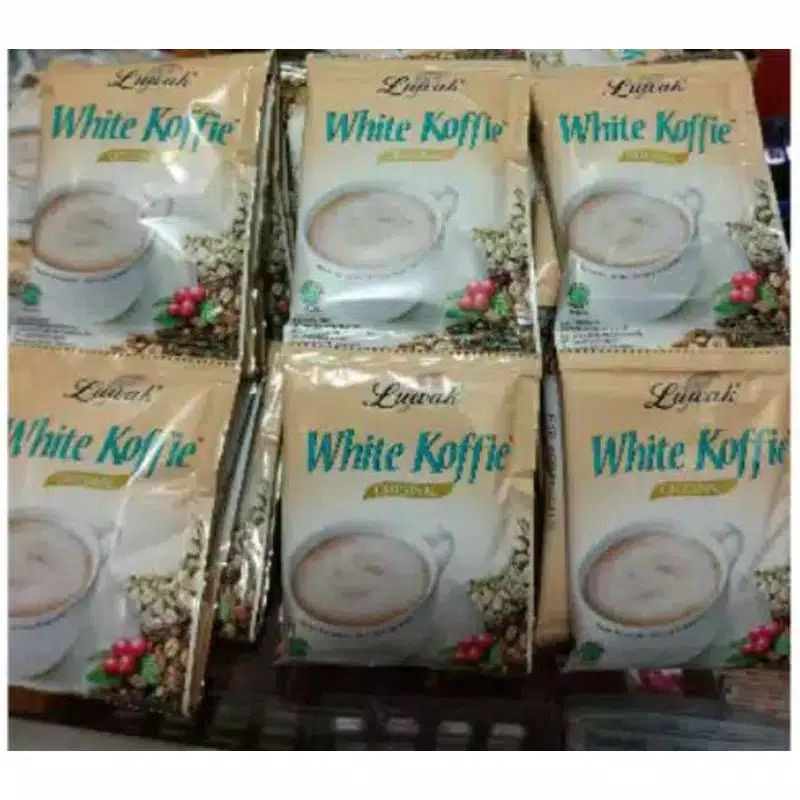 

kopi Luwak white koffie renteng renceng rencengan isi 5 sachet