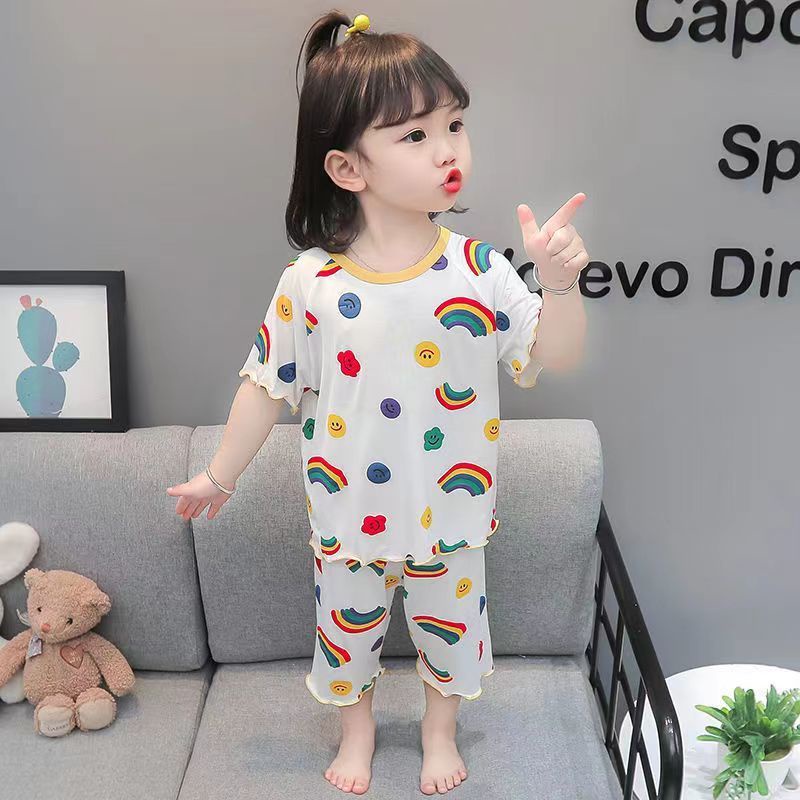 [PRINCESS KESLI] SIZE(90-140)Piyama lucu anak perempuan/bayi perempuan baju tidur/usia 1-9 tahun