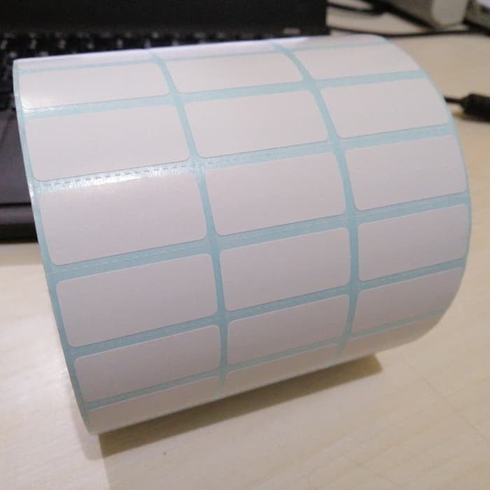 LABEL BARCODE 33 X 15 - 3 LINE - KERTAS STICKER LABEL SEMICOATED 33x15