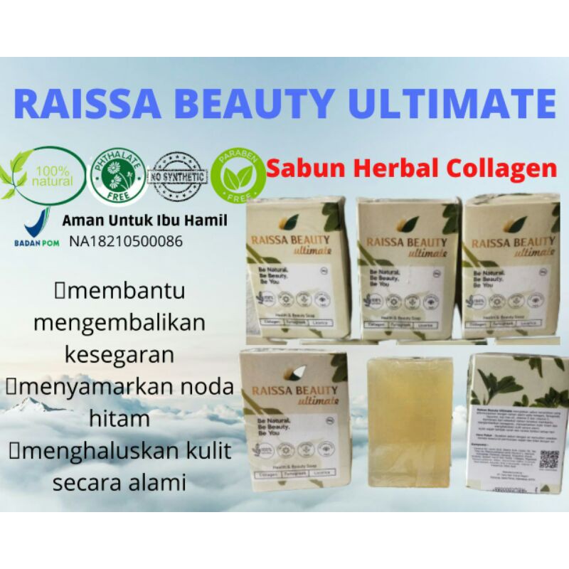 Sabun herbal Collagen Raissa Beauty Ultimate