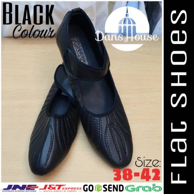 Image of Sepatu Akar Flat Shoe Wanita Haji Umroh #1