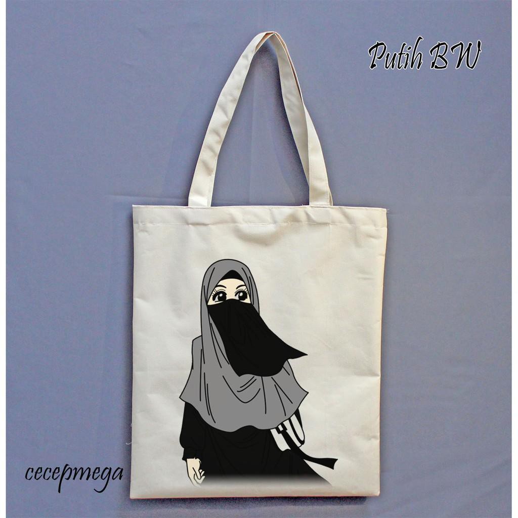 Jual tote bag / totebag barbie desgin DSN003 Diskon