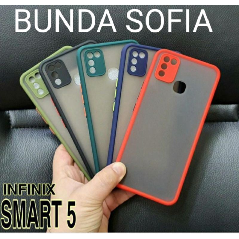 Softcase Casing INFINIX SMART 5 Silikon Casing Case Macaron Macaron Pelindung Pro Camera