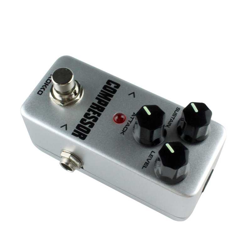 KOKKO Kompresor Pedal Efek Gitar True Bypass - CFP2-Silver