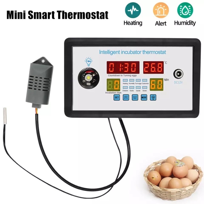 Thermostat Digital Termostat Suhu Dan Kelembaban 220v ZFX-W9002