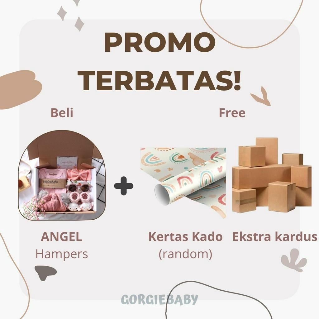 Hampers Newborn CLASSIC - Baby Hampers Premium Kado New Born Kado Bayi Paket Hampers Bayi GORGIEBABY