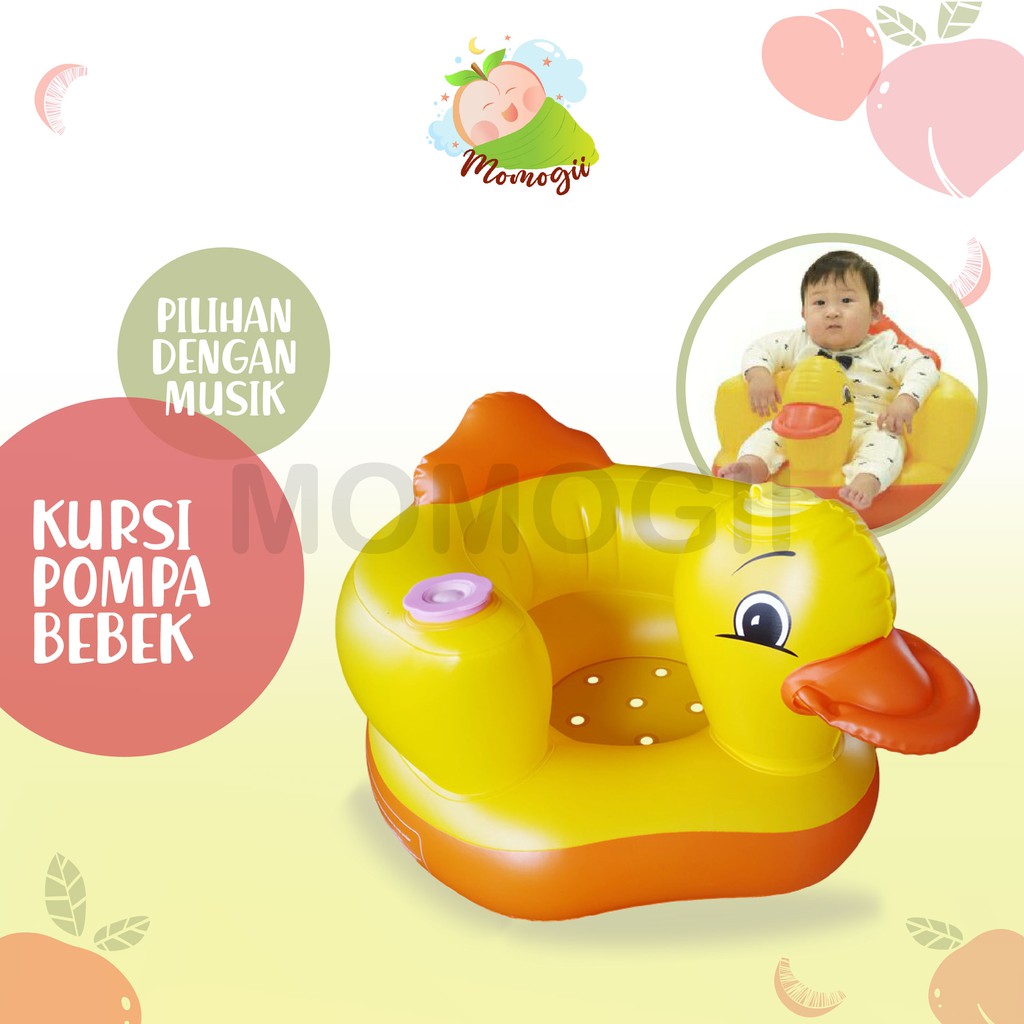 Sofa Tiup Kursi  Pompa Bebek Ada Musik Tempat Duduk Bayi  