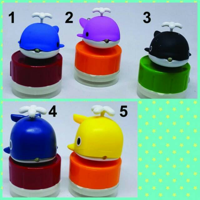 

custom stamp / stempel nama light and sounds karakter Whale